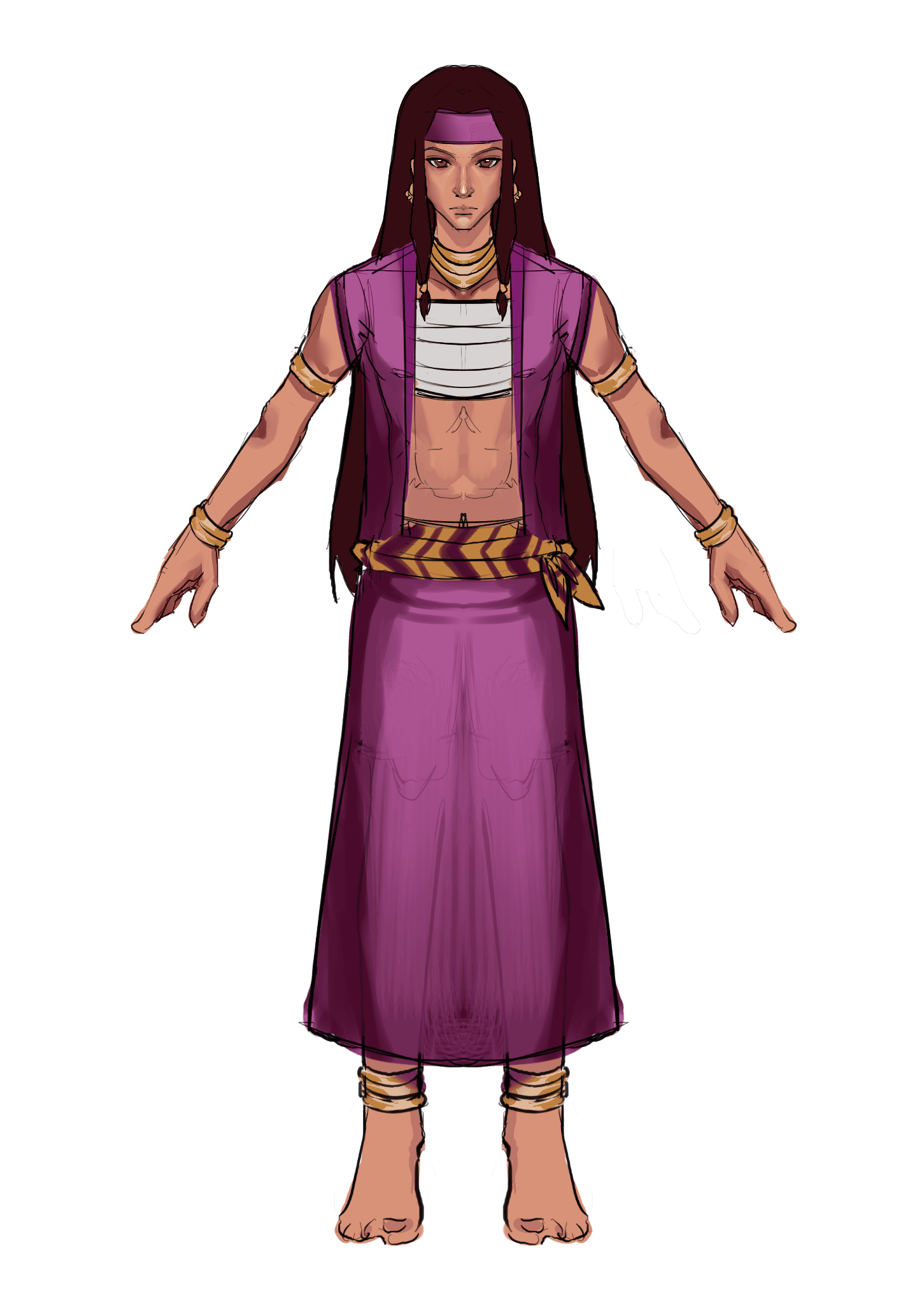 Bulan character concept art